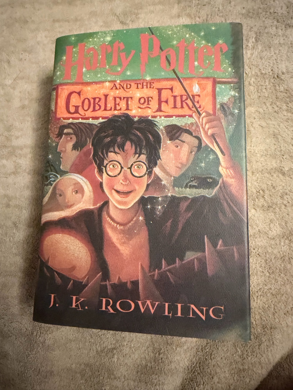 Harry Potter and the Goblet of Fire - Green Cover by J.K. Rowling